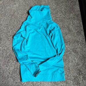 Nike Women's Turquoise Cowl Neck Sweater